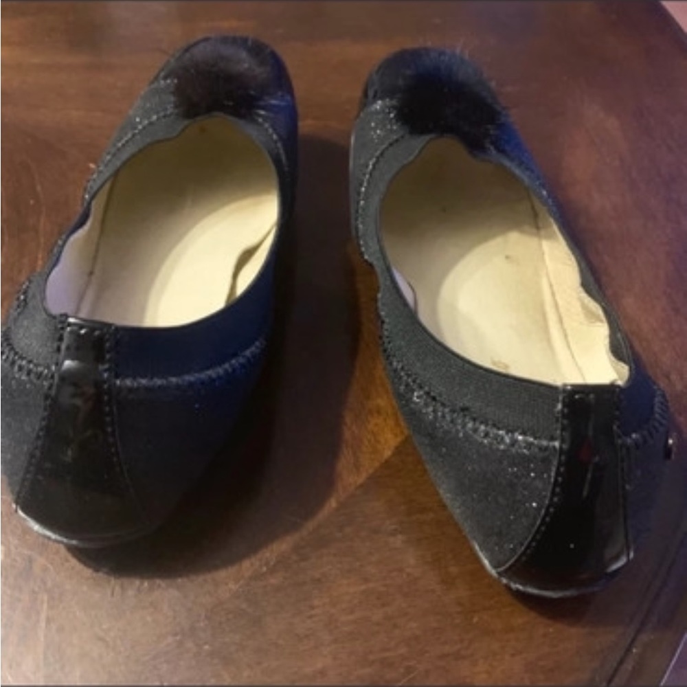 Little girl flat dressing shoe size 1 black